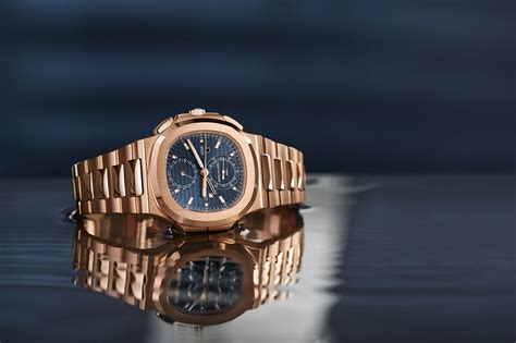 patek philippe nautilus gold blue dial